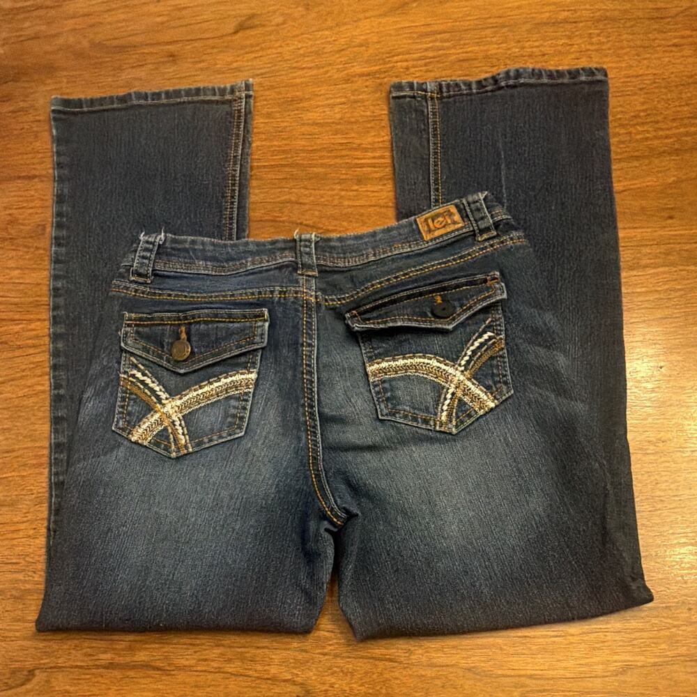 VTG Lei Sophia Flare Y2K Jeans 9 Hipster Low Rise Bootcut Boho Western Hippie
